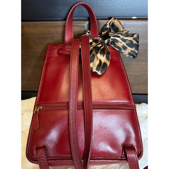 Coach Vintage City Backpack in Red – Beautifully Restored - Picture 5 of 14